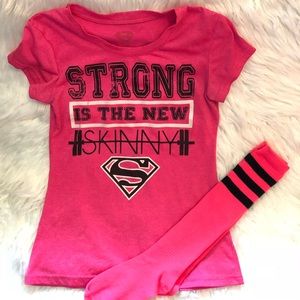 Superman shirt with matching socks!